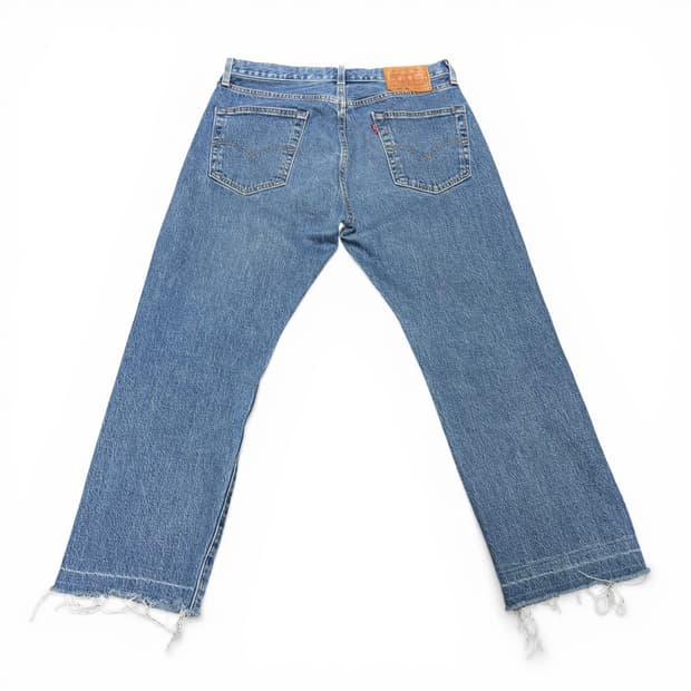 30 리바이스501 93 중청 크롭 데님팬츠