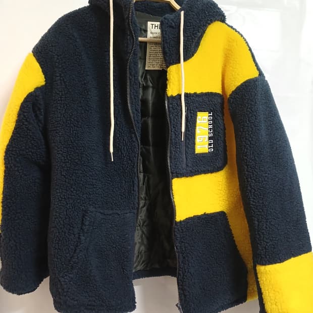 (100~105,L)남성 헤비 뽀글이 후드집업