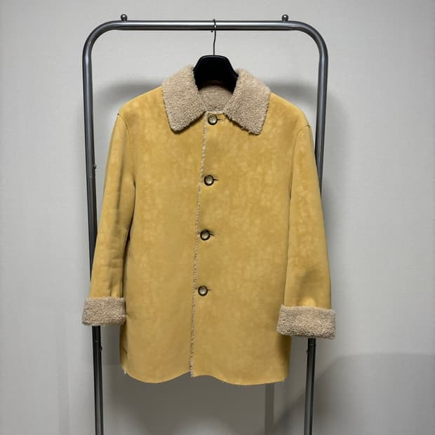 F) PERVERZE 퍼버즈 리버서블 무통 자켓 무스탕