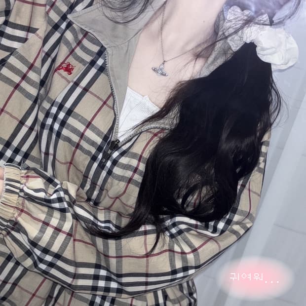 🐰버버리 체크 베이지 양면 자켓 점퍼🪽🤎