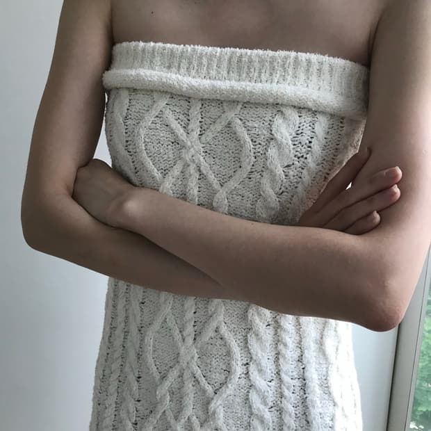 Nutemperor Cable knit Two-way