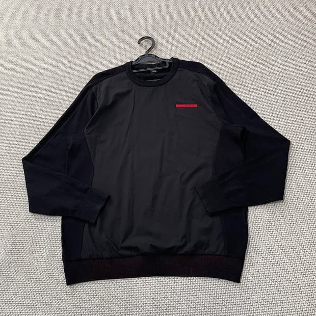 JDX 남성 옵티엄 우븐 패치 라운드 풀오버 24SS 5146