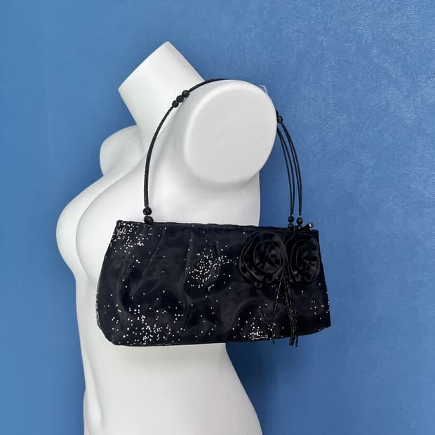 Via Demizon Doux 일본 빈티지 블랙 숄더백