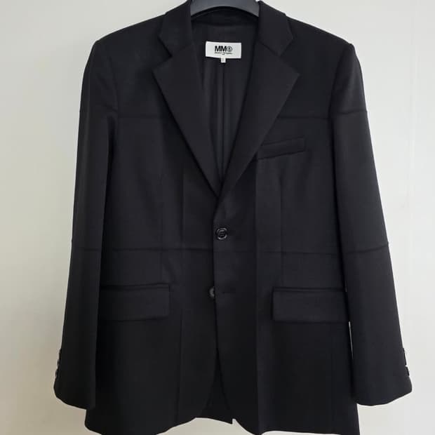 Mm6 핀턱 블레이저 38 size