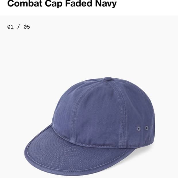 카키스 Combat Cap Faded Navy