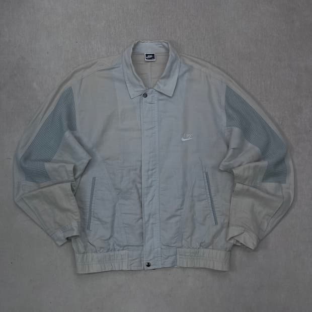 100 나이키 90s 삼나스포츠 린넨 블루종 자켓