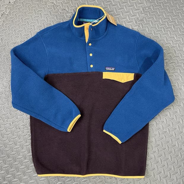 10s 파타고니아 신칠라 스냅-T 블루/브라운