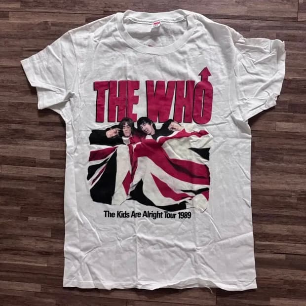 빈티지밴드티 80s the who