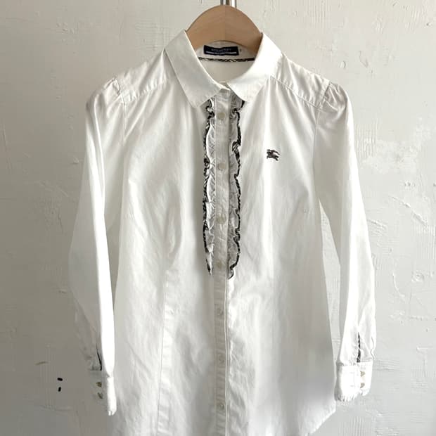 Burberry 버버리 블루라벨 퍼프 화이트 셔츠