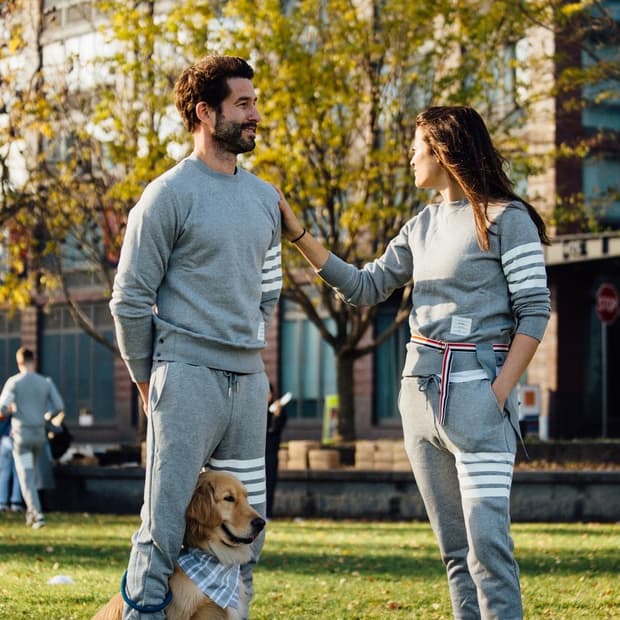 톰 브라운 엔지니어드 크루넥 스웨트셔츠