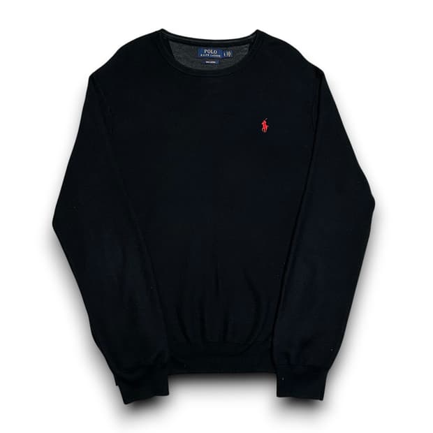 Polo Ralph Lauren 피마코튼 블랙 니트