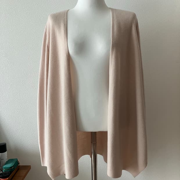 한섬 타임 울100 롱가디건 봄가디건