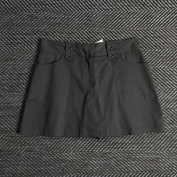 Y2K 빈티지 디테일 미니 스커트o 2875