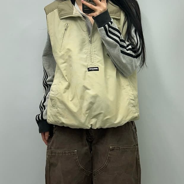 미스치프 아노락 조끼 베스트