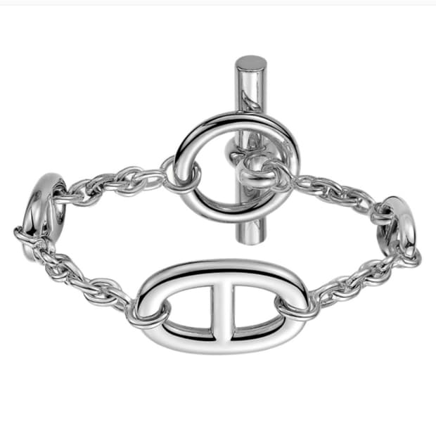 에르메스 파랑돌 브레이슬릿 실버