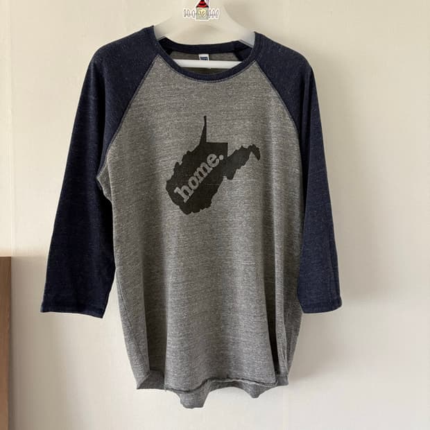 80s WV“Home” 3/4 Sleeve Raglan Tee