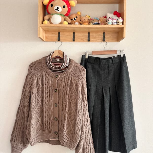 jpn 라떼갸루 모리걸 하구미 너드 스즈코 레이어드 코디세트