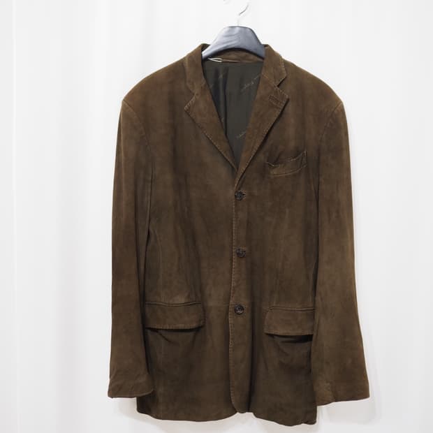 Salvatore Ferragamo suede jacket 