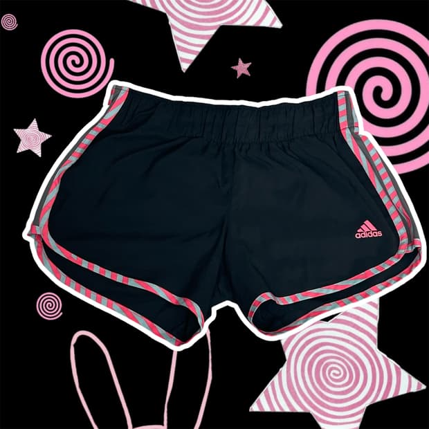 🎀 아디다스 캔디솜사탕 블랙 숏팬츠