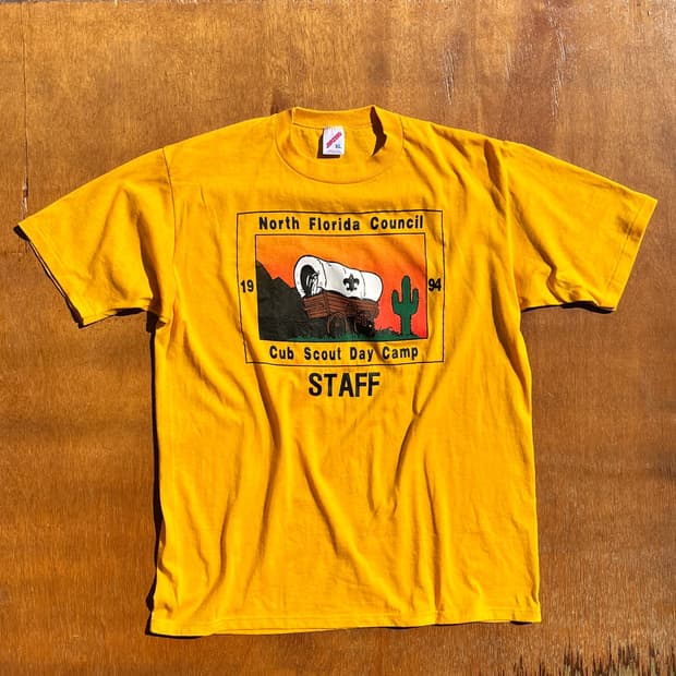 90’s Vintage Cub Scout Camp Staff Tee