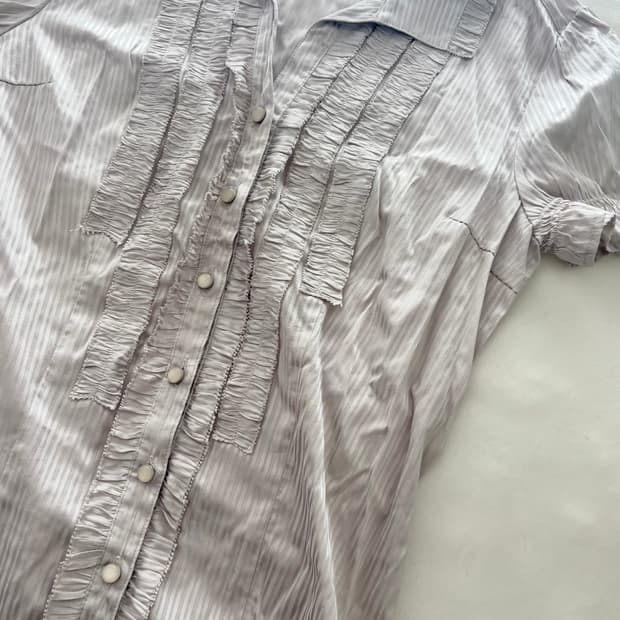 공겜여주 긱시크 페어리 블라우스 