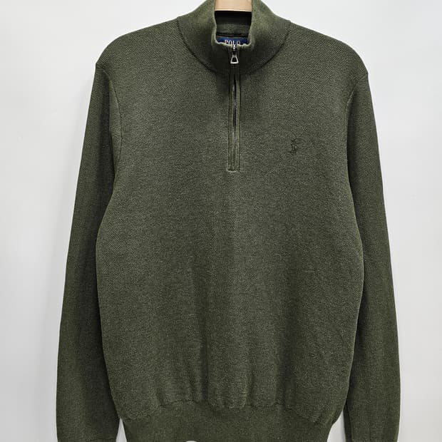 POLO 24SS 폴로 랄프로렌 포니 하프집업 니트 스웨트 / 남 L

