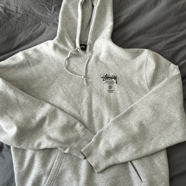 스투시 월드투어 후드티 XL