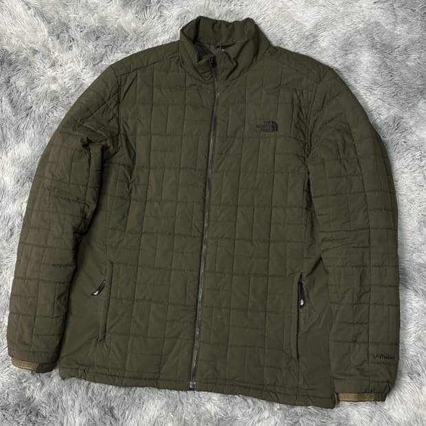 노스페이스 브이모션 카키 퀄팅자켓 XXL