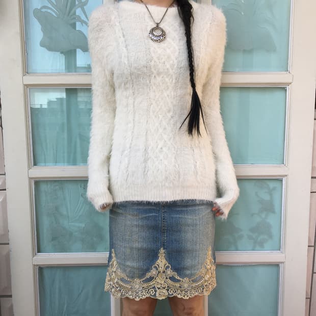 fluffy knit
