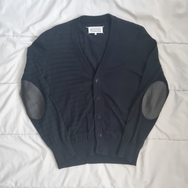 Martin margiela elbow patch cardigan S