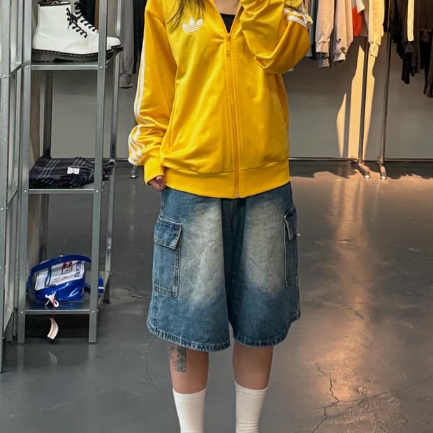 아디다스 파이어버드 옐로우 져지 A1364