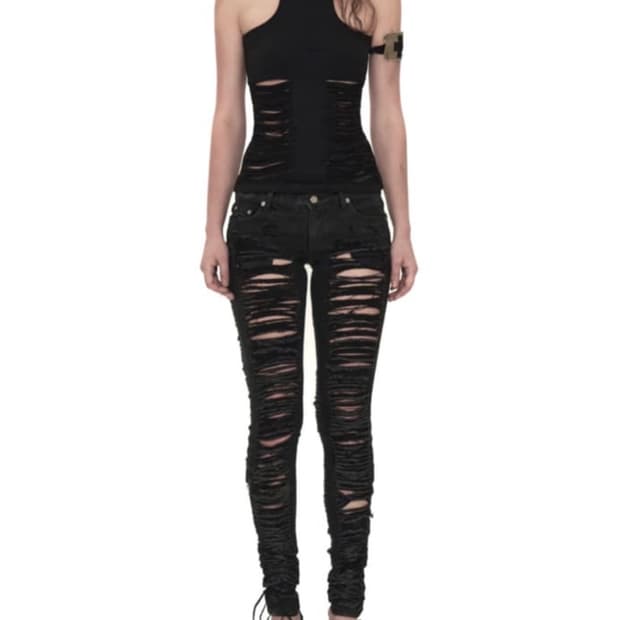 구해요) DISTRESSED SKINNY JEAN 스키니 진 팬츠