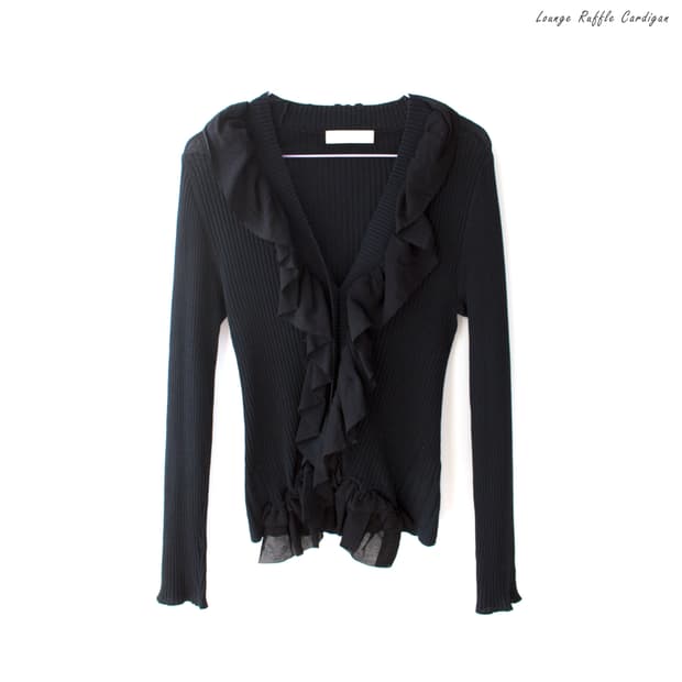 라운지 러플 가디건 ☕️