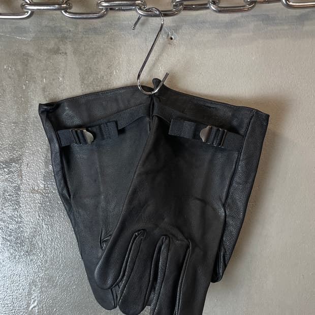 80s 벨기에군 레더 글러브