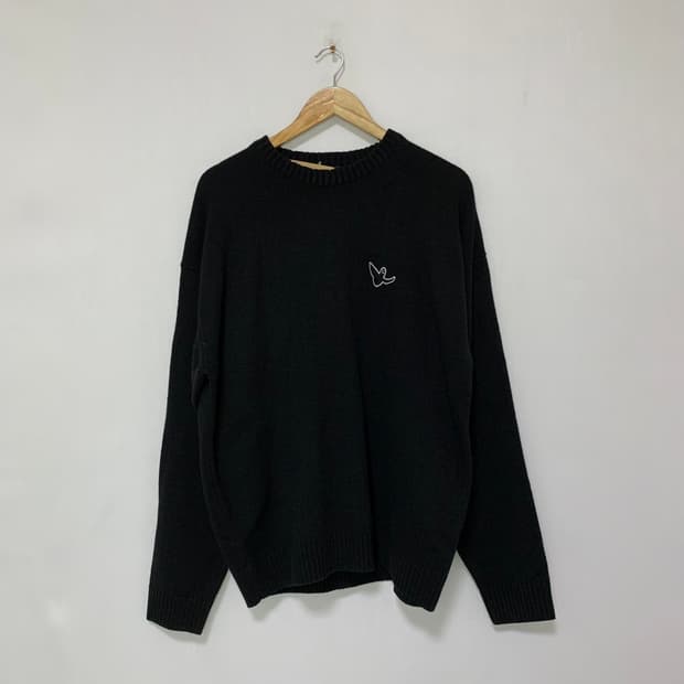 마크곤잘레스 빈티지 블랙 니트 스웨터 L 남녀공용