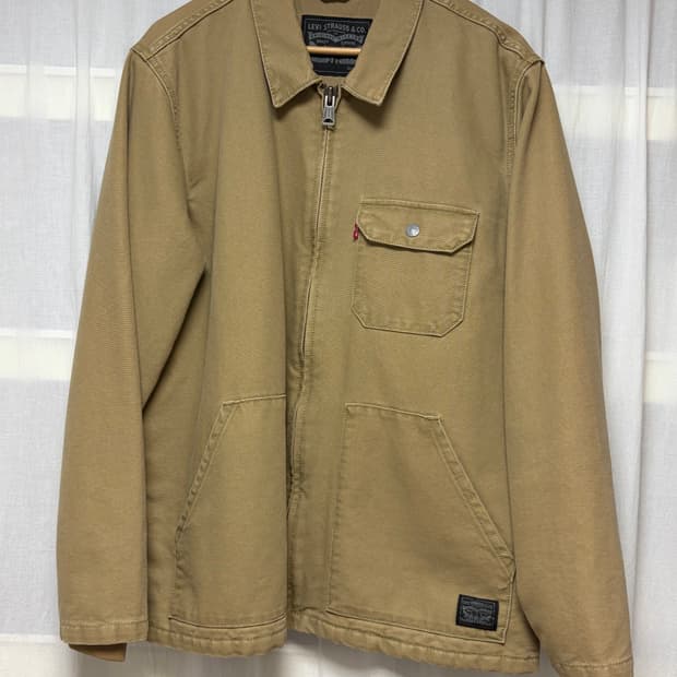 리바이스 브라운 데님 트러커 자켓 (L)