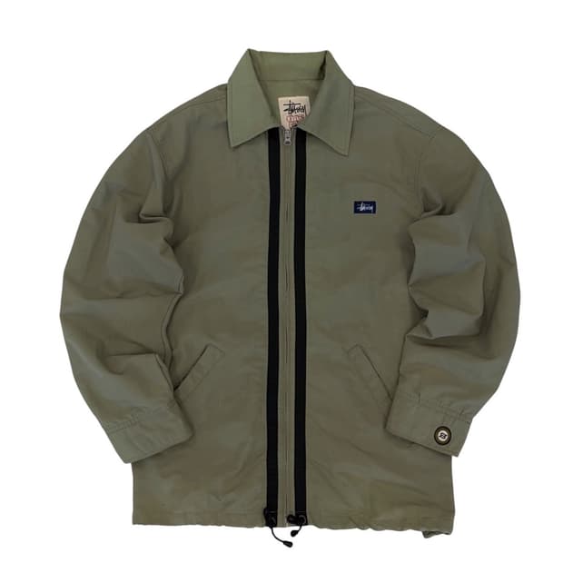 90년대 STUSSY gear 스투시 기어 자켓 카키올리브 (L)