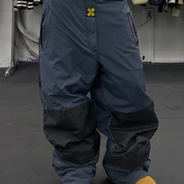 퀵실버 투톤 스키팬츠