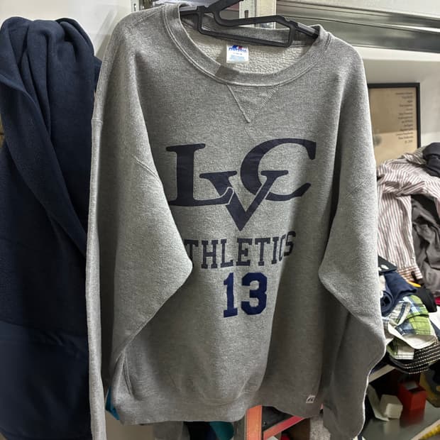 00s 러셀 lvc 애슬레틱 대학 팀 스웻셔츠