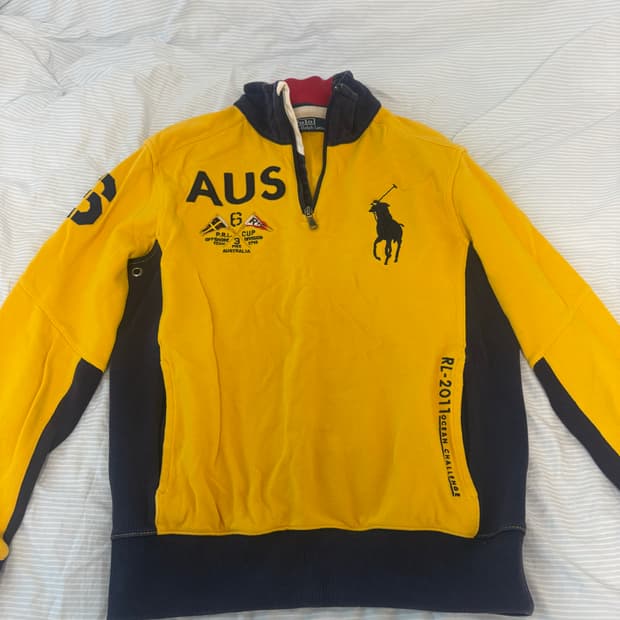 Vtg Polo Ralph Lauren Australia Zip Pull
