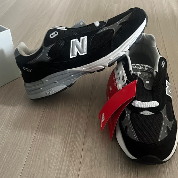 뉴발란스993 made in USA 블랙 265새제품
