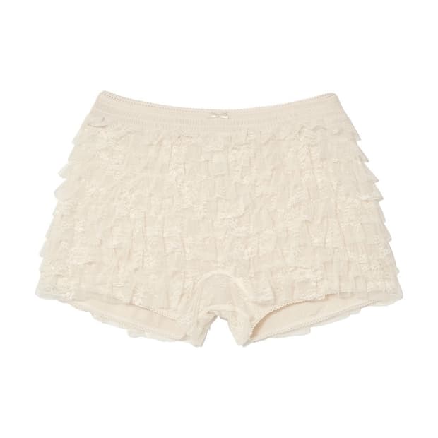 [M] 글로니 폴리 레이스 블루머 쇼츠 아이보리