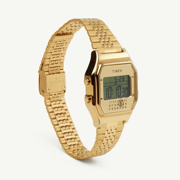 타이맥스 x MM6 메종 마르지엘라 T80 디지털 워치/골드