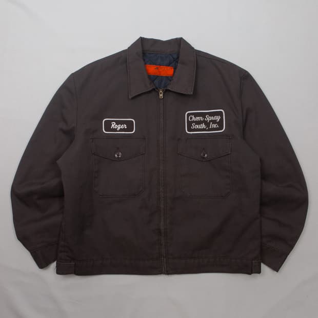 80s Red Kap 65/35 워크 자켓 브라운