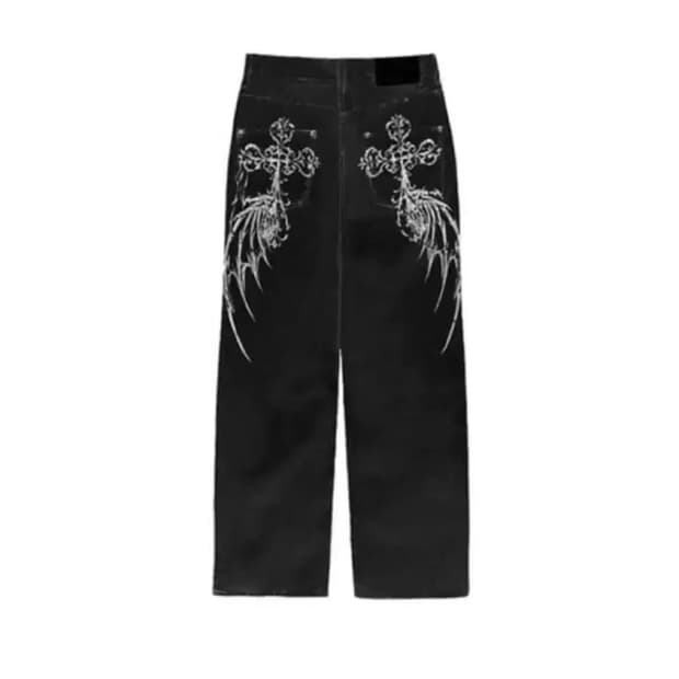 본네 그래픽팬츠 블랙 2사이즈