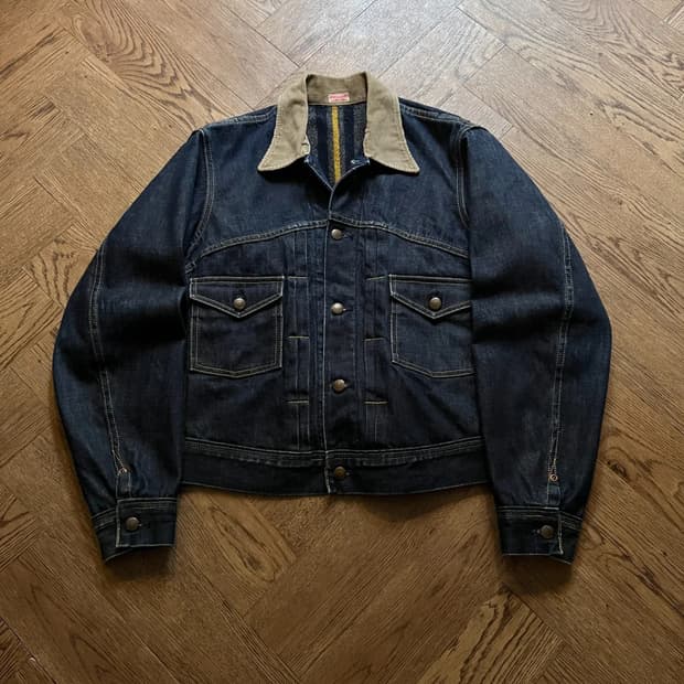 [S]90's 101w 유니온메이드 블랭킷 라이닝 데님 트러커 자켓