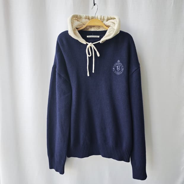 더오픈프로덕트 탈부착 가능 후디 스웨터 네이비 OS