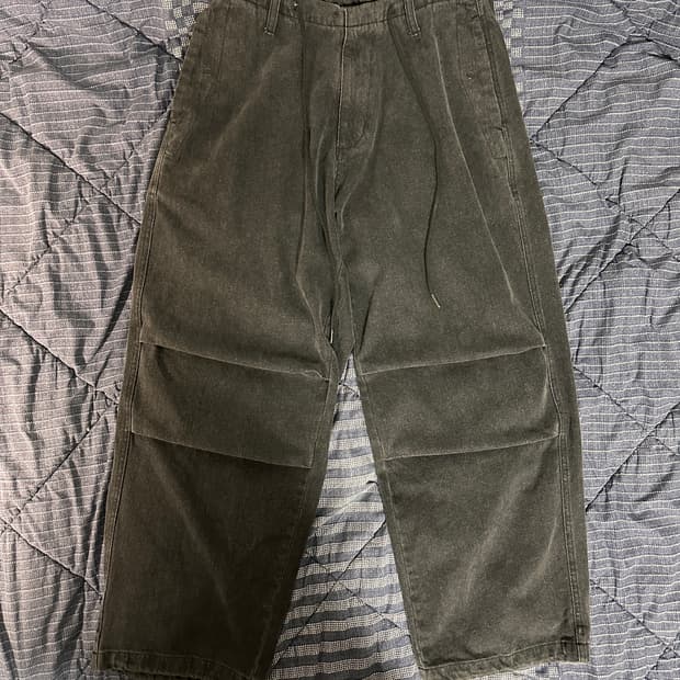 해칭룸 스노우진 워시드 블랙 1사이즈