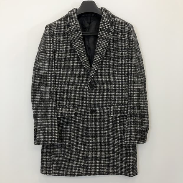 커스텀멜로우 하운드투스 글렌체크 울코트 105 