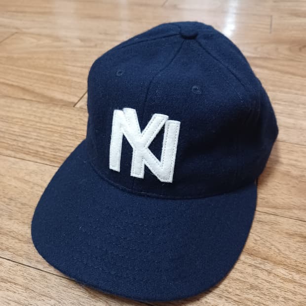 이벳필드 NY 울 볼캡 네이비